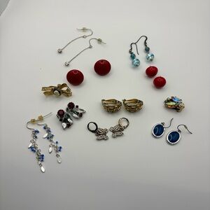 Elegant Gold and Silver Women's Earrings